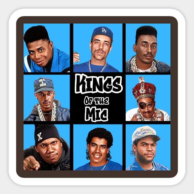 Kings Of The Mic Sticker by M.I.M.P.